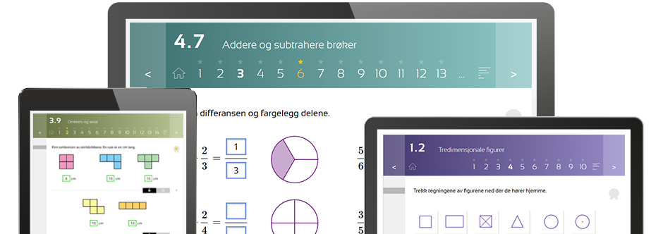 Læremiddelet fungerer på pc, nettbrett og mobil, og gir lærer nye verktøy i arbeidet med faget.